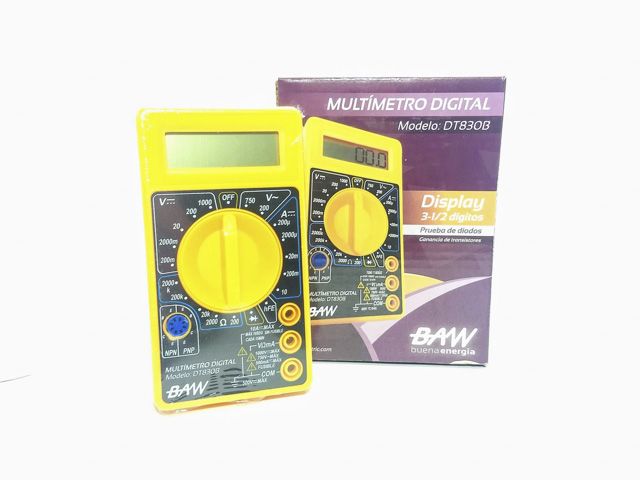 Tester digital DT830B                  BAW en Tester y Pinza amperométrica | Electroluz Miramar