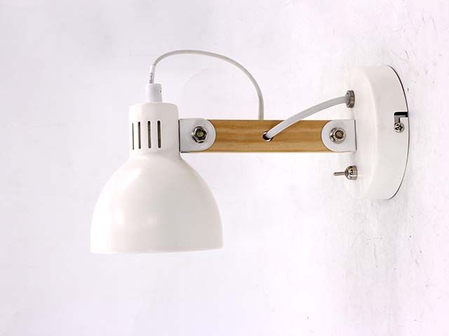 Aplique pared Fiona 1 x E-27 blanco en Iluminación - Apliques | Electroluz Miramar