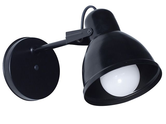 Spot Orense 1 luz c/capuchon chapa negro               FERROLUX en Iluminación - Apliques | Electroluz Miramar