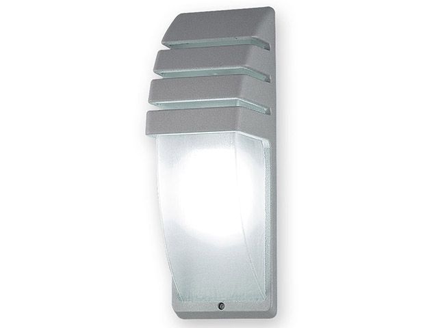 Aplique exterior de fund. aluminio  WILBUR  (E-27)  plata          CANDIL en Iluminación - Apliques | Electroluz Miramar