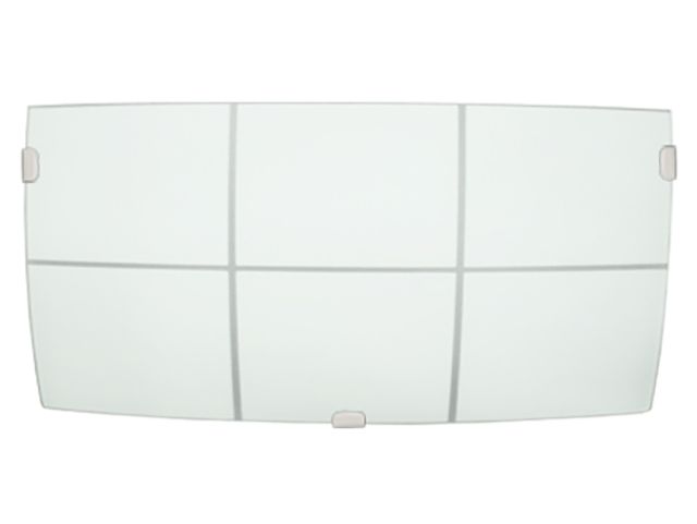 Difusor vidrio 26x14cm Torino c/base blanca            FERROLUX en Iluminación - Apliques | Electroluz Miramar