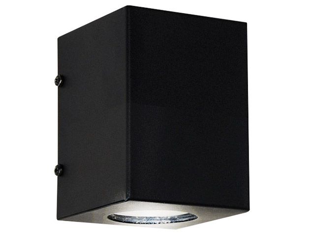 Aplique difusor Monaco unidirec. 1x GU10 (95x95x102mm) negro      FERROLUX en Iluminación - Apliques | Electroluz Miramar