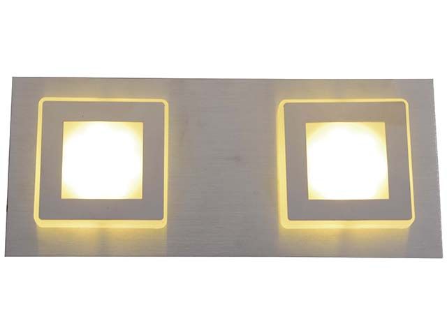 Aplique Benny 2 luces Led 2x4.2w 220v 3.000k                 CANDIL en Iluminación - Apliques | Electroluz Miramar