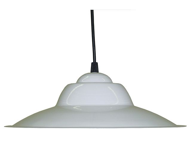 Colgante de chapa 32 cm  blanco               FERROLUX en Iluminación - Colgantes | Electroluz Miramar