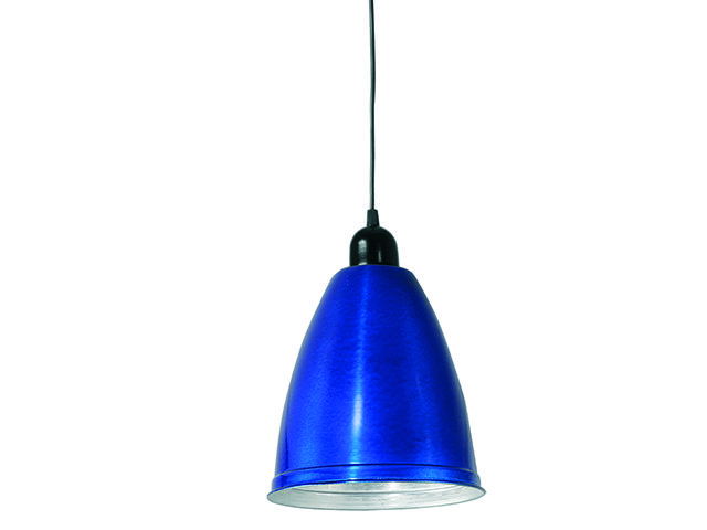 Colgante Bala de aluminio azul (18,5cm)             FERROLUX en Iluminación - Colgantes | Electroluz Miramar