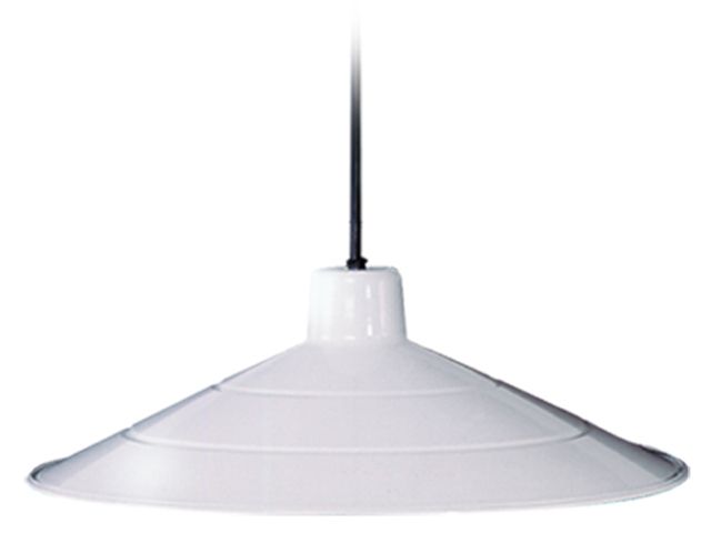 Colgante de chapa 38 cm blanco                     FERROLUX en Iluminación - Colgantes | Electroluz Miramar