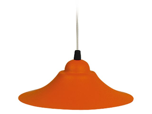 Colgante de chapa 22cm  naranja    FERROLUX en Iluminación - Colgantes | Electroluz Miramar