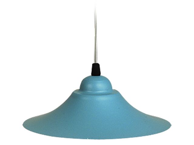 Colgante de chapa 22cm  turquesa     FERROLUX en Iluminación - Colgantes | Electroluz Miramar