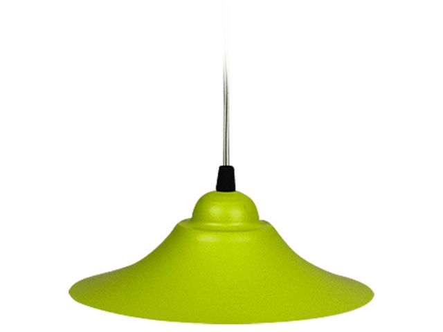 Colgante de chapa 22cm  verde     FERROLUX en Iluminación - Colgantes | Electroluz Miramar