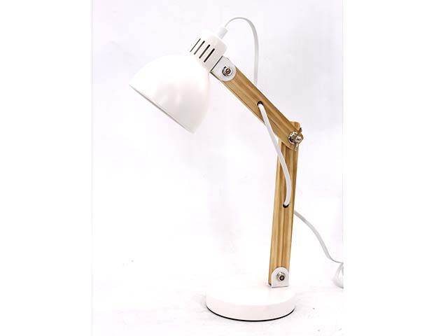 Lamp. escritorio Fiona x1  E-14 blanco               Candil en Iluminación - Lampras de escritorio | Electroluz Miramar