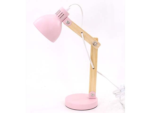Lamp. escritorio Fiona x1  E-14 rosa vintage              Candil en Iluminación - Lampras de escritorio | Electroluz Miramar