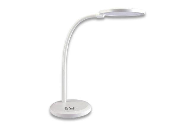 Lamp. escritorio led BONNIE 7.5w dimeriz. 3000k Blanco         CANDIL en Iluminación - Lampras de escritorio | Electroluz Miramar