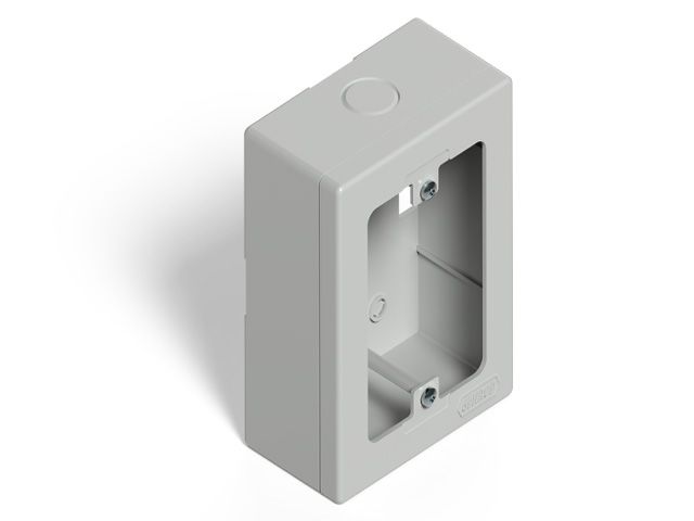 Caja rectangular exterior gris           GENROD en Caja exterior | Electroluz Miramar