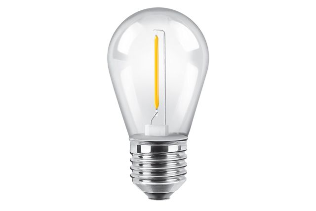 Lamp. Led S14 1w filamento B.frio E-27 220v        MACROLED en Lampara Led Filamento | Electroluz Miramar