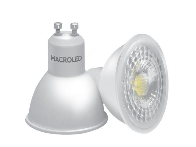 Lamp. Led Dicro GU10 7w 220v 38* luz calida        MACROLED en Lámparas Dicroicas Led | Electroluz Miramar