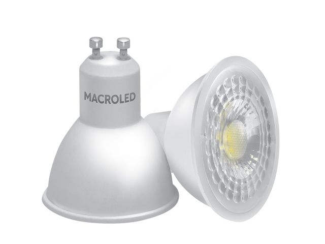 Lamp. Led Dicro GU10 7w 220v 38* luz fria        MACROLED en Lámparas Dicroicas Led | Electroluz Miramar