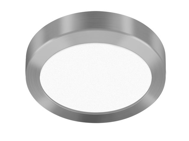 Plafon Led 18w redondo 3.000k plateado        MACROLED en Plafon Led Redondo | Electroluz Miramar