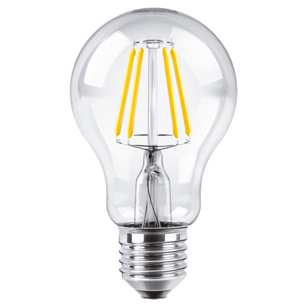Lampara Bulbo - Filamento Deco Color Amarillo. BFA60- 4Y