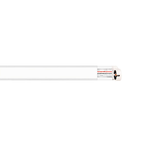 Liston metalico p/T8 led -G13 (largo 600) 1 punta LT8L600A BAW