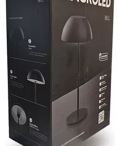 Velador a bateria Bell dimerizable c/cable usb ng BELL-N Macroled