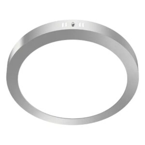 Plafon led 24w redondo 6.000k plateado