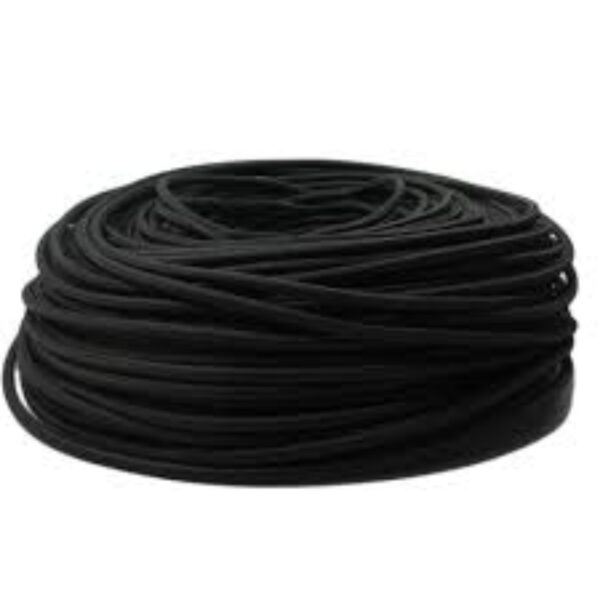 Cable Textil Decorativo Arpillera/Negro MACROLED CAB-TEX-AN-100