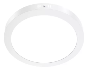 Plafon led 24w redondo 3.000k plateado