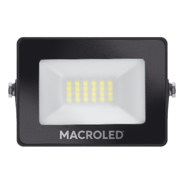 Reflector LED 20W 3000K Negro IP65 MACROLED EFL-20W-WW