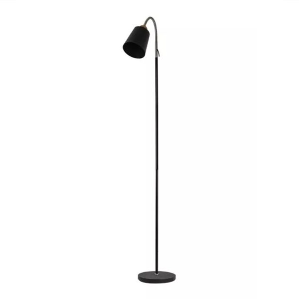 Lampara de pie Febo rosca E-27 20w negra