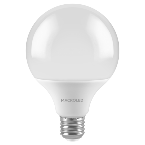 Lámpara LED Globo G120 18W E27 Luz Fría MACROLED G120-18-E27-CW
