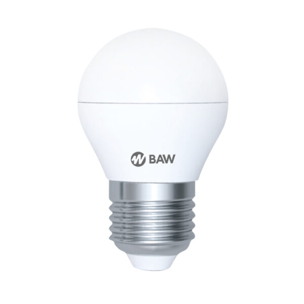 Lámpara LED Gota 5.5W G45 220V E-27 Luz Fría (20000 horas) BAW G45LS5F