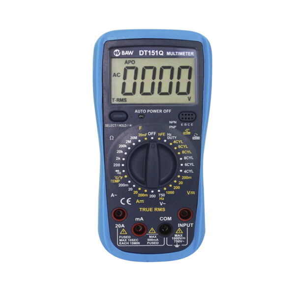 Multímetro Digital para Automotor BAW DT151Q