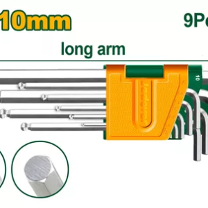 Kit de llaves allen c/punta esferica de 9 piezas Jadever JDHK2291