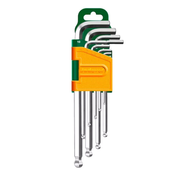 Kit de llaves allen c/punta esferica de 9 piezas Jadever JDHK2291