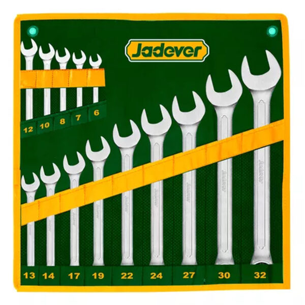Kit de llaves combinadas 14 piezas acero cr-v Jadever JDSP1M14