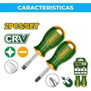 Kit de destornilladores 2 piezas 38mm JADEVER JDSS1202
