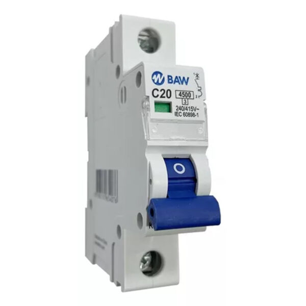 Llave Termomagnética Unipolar 20A IMPORTADA BAW K41C20