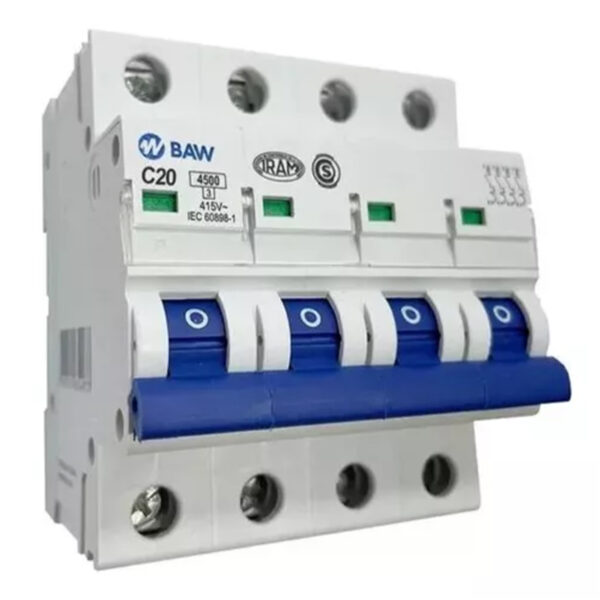 LLave termica tetrapolar 20A IMPORTADA K44C20 BAW