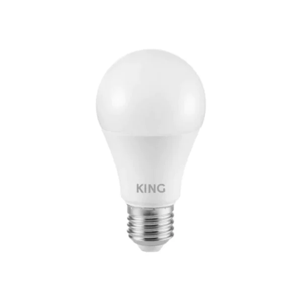 Lamp. Led 12w bulbo A60 luz fria 6.500k E-27. King KBL-12CW