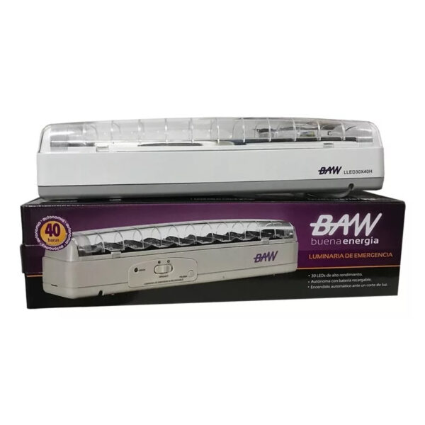 Luz emergencia 30 led 40 horas autonomia LLED30x40H BAW - Image 3