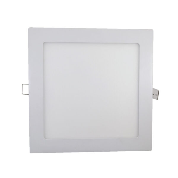 Artef. embutir led 18w cuadrado luz calida 3000k PLE010-18CW BAW