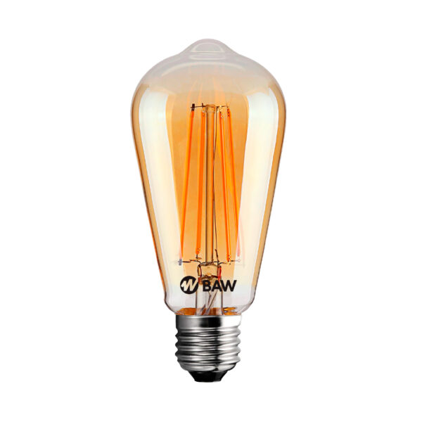 Lámpara LED Vintage 7W ST64 E-27 3000K BAW ST64L7C