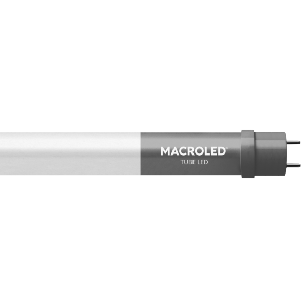 Tubo LED T8 18W 220V Luz Fría 1200mm Nano Plástico MACROLED TNL-T8120CW