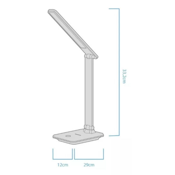 Velador LED Venus 8W Dimerizable Negro MACROLED VENUS NEGRO - Image 4