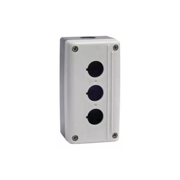 Caja vacia gris NPH-30 - 3 orificios 22mm IP65 CHINT NPH1-30 MACROLED