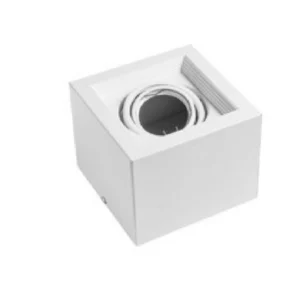 Plafón Cardánico para Dicroico x1 Blanco MACROLED APCD-X1-CB