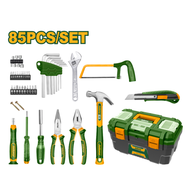 Kit de herramientas 85 piezas + caja de herramientas JADEVER JDHS3B85