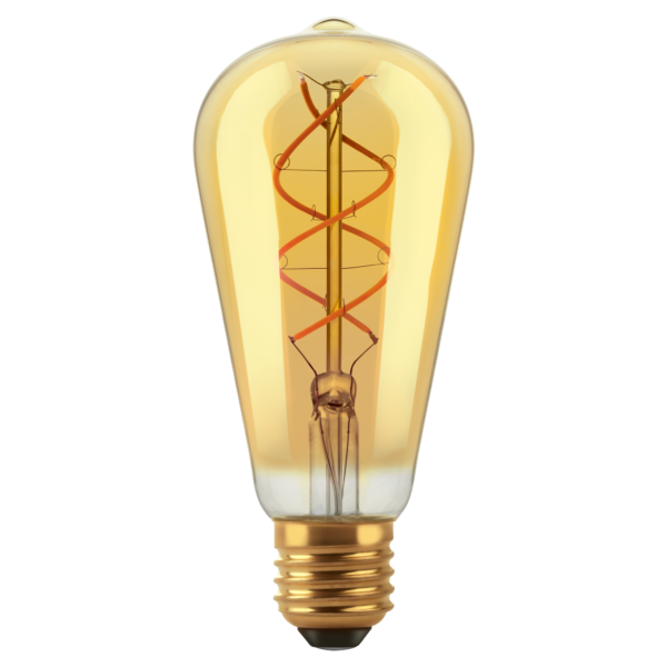 Lámpara LED ST19 Filamento Dorado 2W E27 MACROLED BFST19G-2WW
