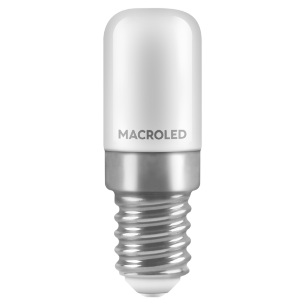 Lámpara LED para Heladera 1.8W Luz Cálida E14 MACROLED BTF-1.8-14WW