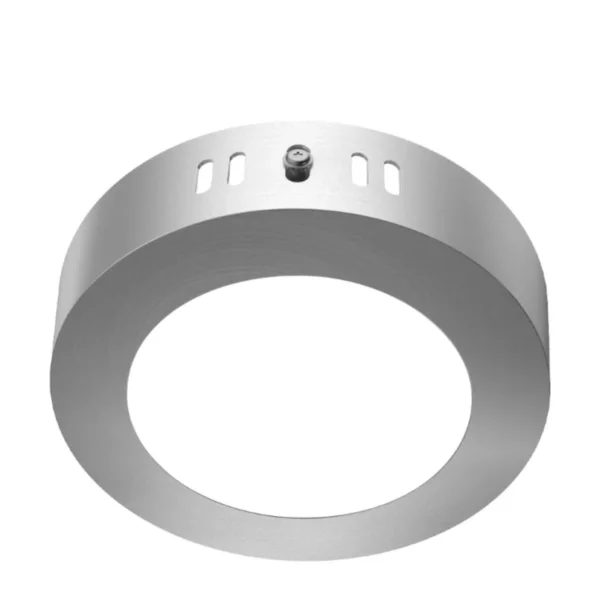 Plafón LED Redondo 6W 6000K Plateado MACROLED PPR06CW